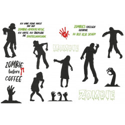 Stickdatei - Creepy Zombies